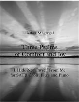 Three Psalms of Comfort and Joy SATB choral sheet music cover